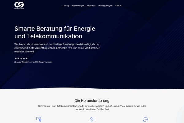 CG Smart Solutions – Website