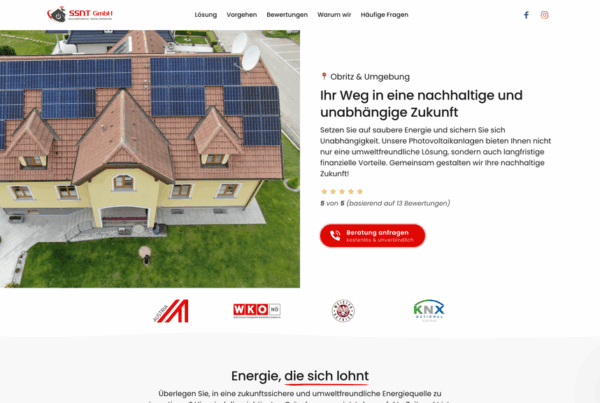 SSNT – Landingpage